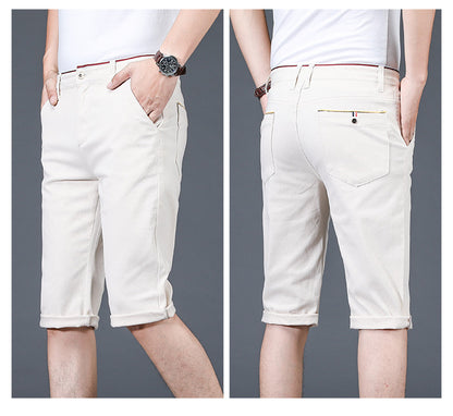 Men's Slim-fitting Mid-waist Summer Thin Casual Pants