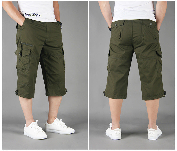 Men's Loose Thin Multi-pocket Outdoor Sports And Casual Shorts