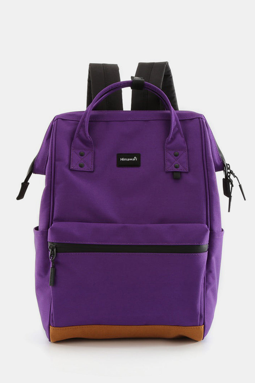 Himawari Waterproof Canvas Travel Backpack Bag with USB Port Purple One Size