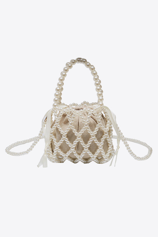 Pearl Polyester Crossbody Bag - Thandynie