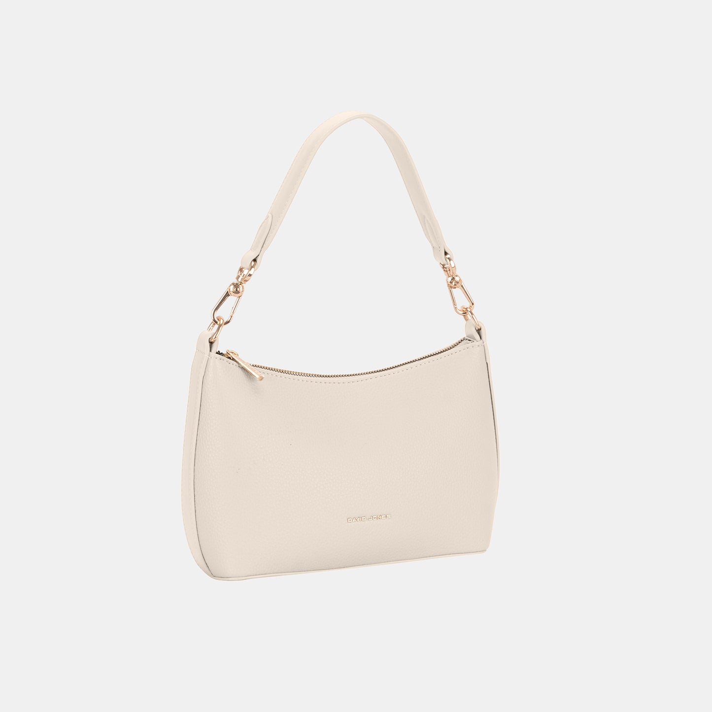 David Jones PU Leather Handbag Creamy White One Size