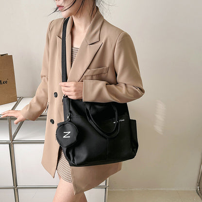 Women Shoulder Crossbody Bag Canvas Tote Messenger Bag 2024 Ladies Hand Bags Female Handbag Black