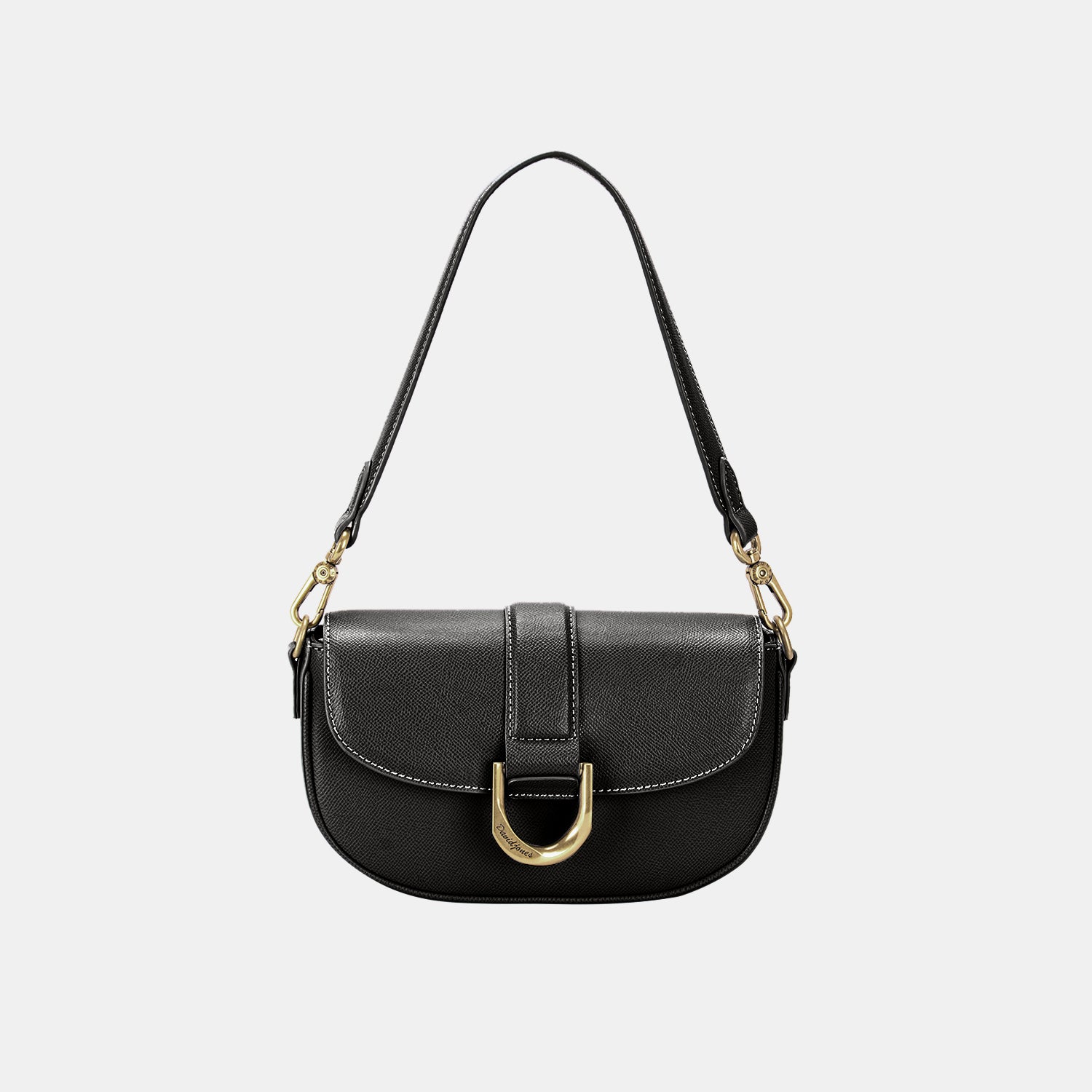 David Jones PU Leather Shoulder Bag Black One Size