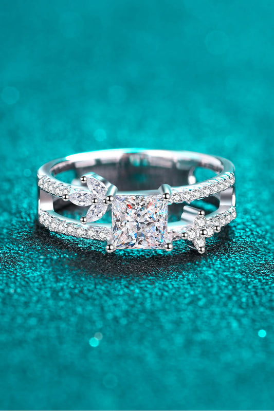 Moissanite Double Layered Ring - Thandynie