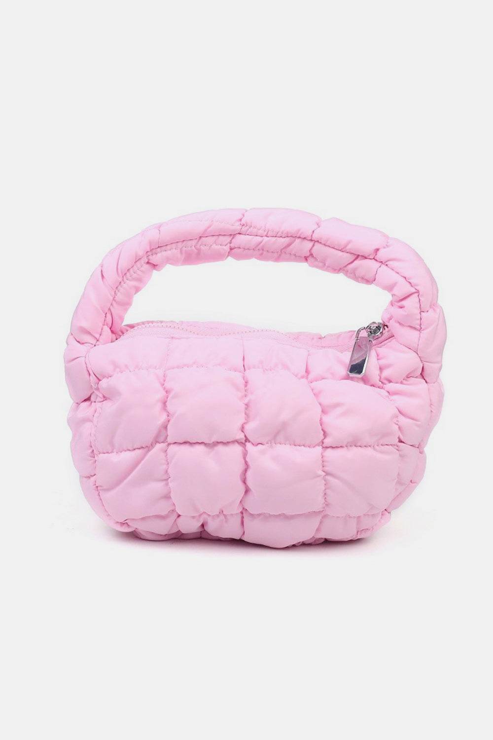 Zenana Quilted Micro Puffy Handbag Pink One Size