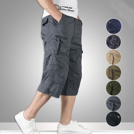 Men's Loose Thin Multi-pocket Outdoor Sports And Casual Shorts