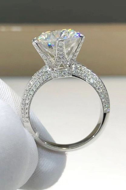 5 Carat Moissanite 6-Prong Ring