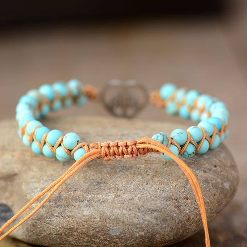 Turquoise Beaded Bracelet - Thandynie