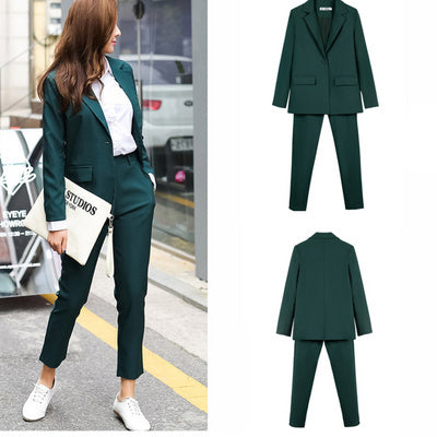 New Work Pant Suits Piece Set For Women Business Interview