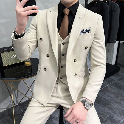 Men's Business Formal High-grade British Style Suit For Men