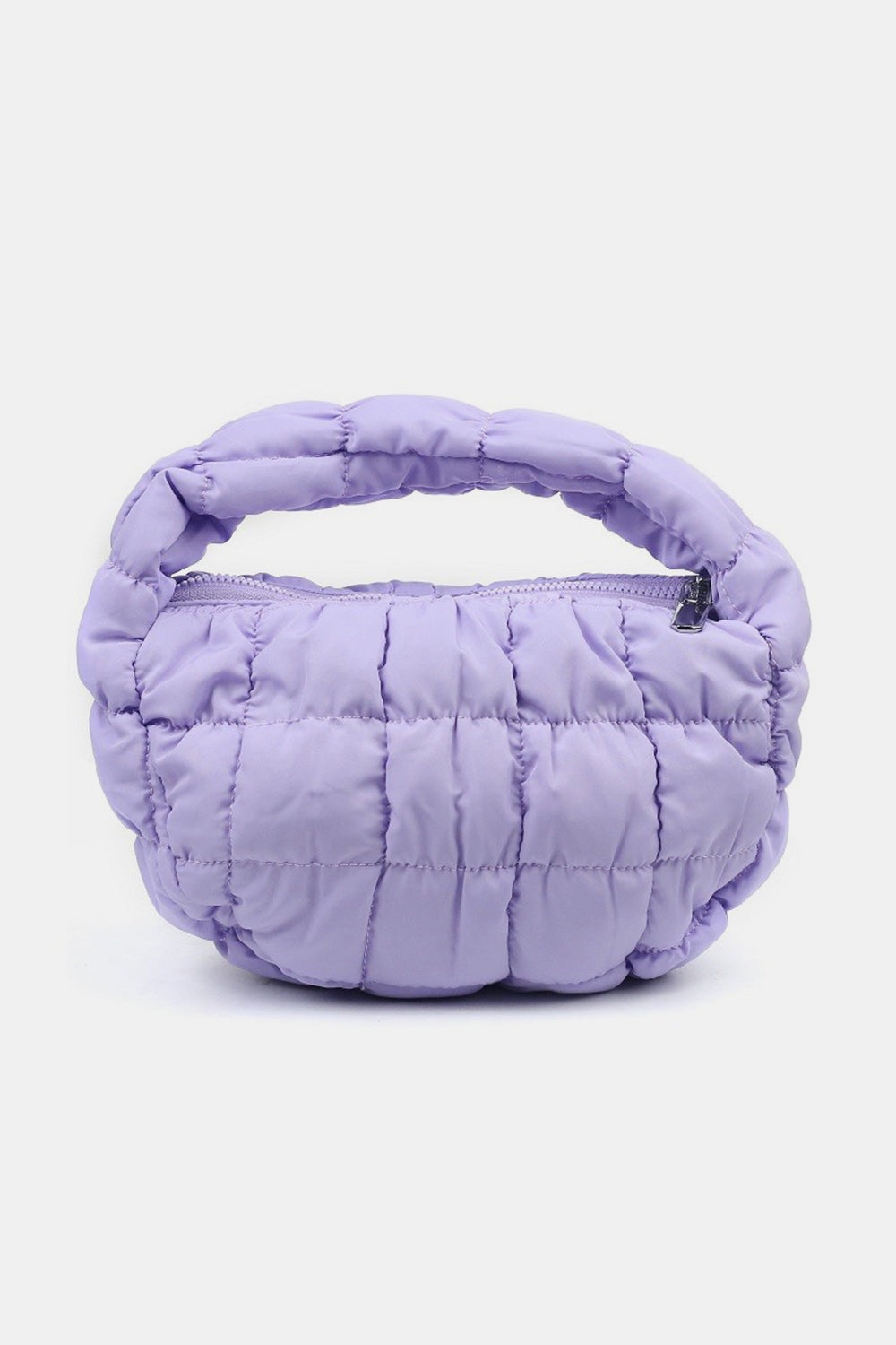 Zenana Quilted Micro Puffy Handbag Lilac One Size
