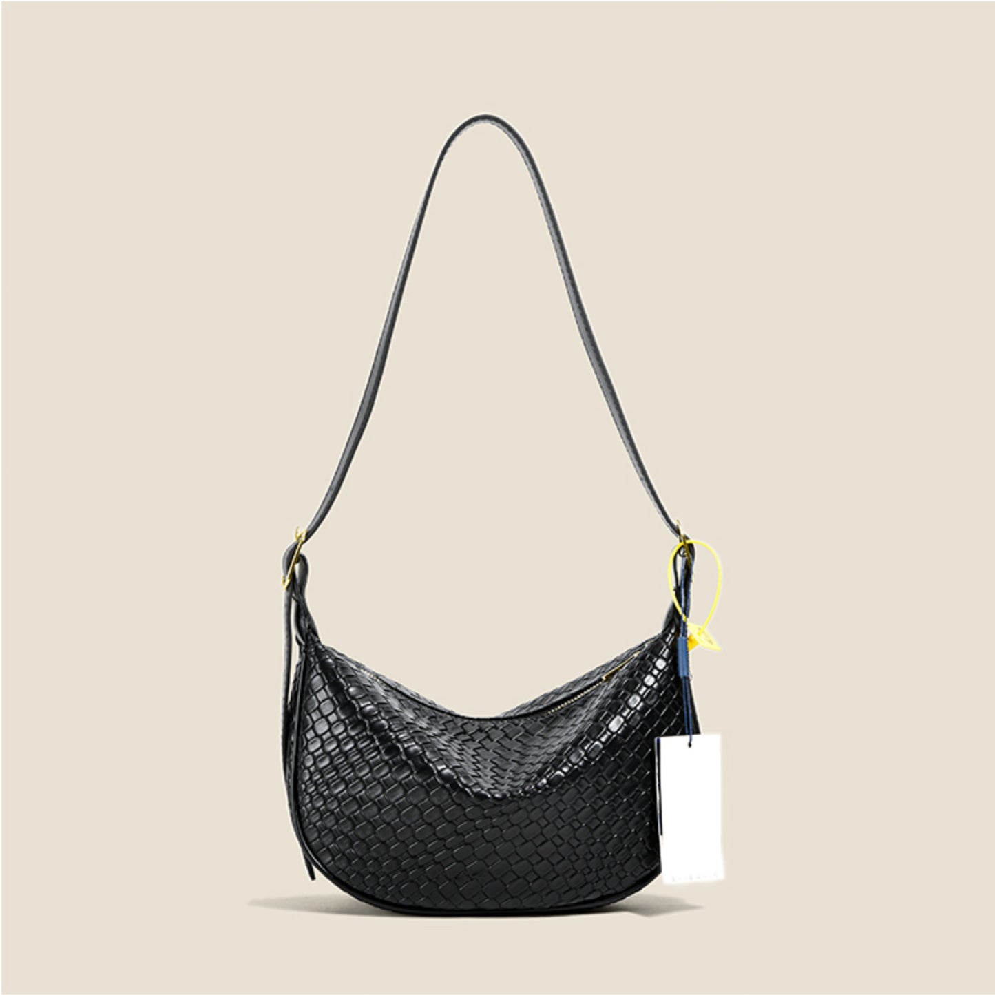 PU Leather Medium Shoulder Bag - Thandynie