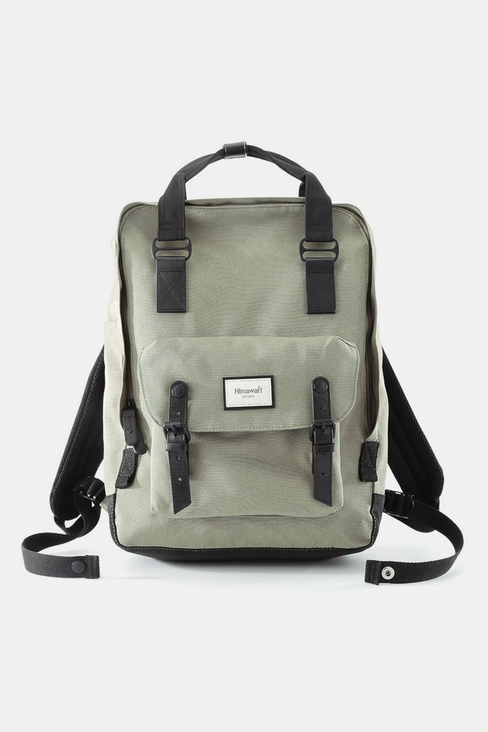 Himawari Waterproof Canvas Backpack Bag with Handles Green One Size