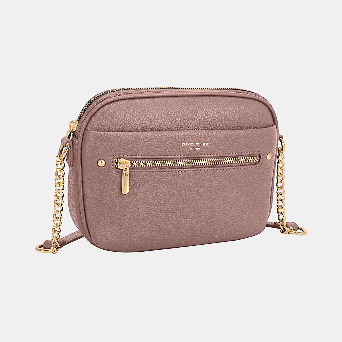 David Jones Chain Detail Small Crossbody Bag D.Pink One Size