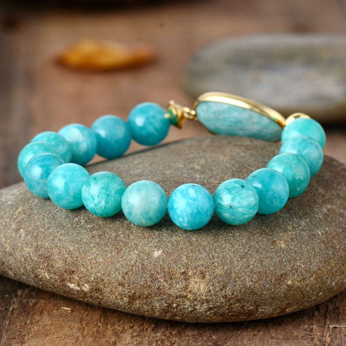 Natural Stone Beaded Bracelet