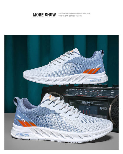 Breathable Mesh Shoes Fly Woven Mesh Casual Running Sneaker