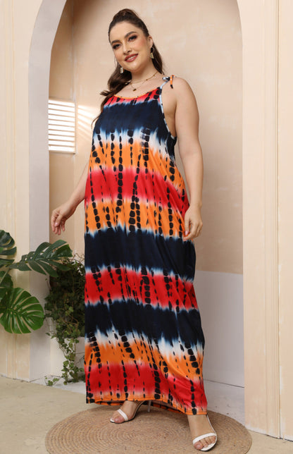 Women's Plus Size Sleeveless Long Dress Pattern