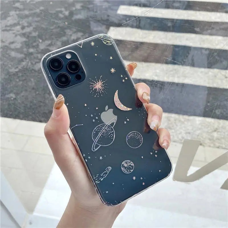 Glitter Cosmos Phone Case